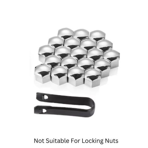 Chrome wheel nut bolt - nut,