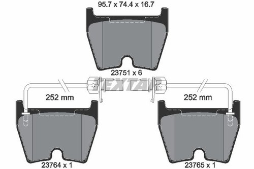 Front axle 2375101 - front,